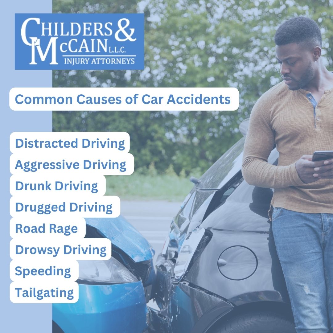 Casues of Car Accidents in Macon Geaorgia that you would need a car accident lawyer for legal counsel 