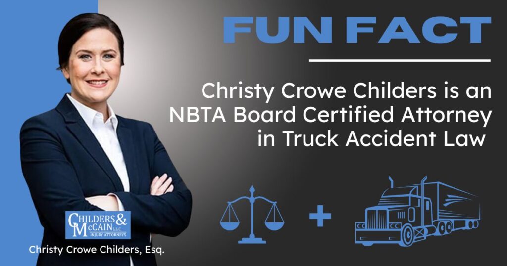 NBTA certified truck accident attorney